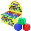 Míček soft pěnový 6cm kostka hrací měkká 3 barvy