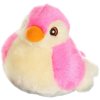 PLYŠ Ptáček 14cm na baterie Zvuk 7 barev *PLYŠOVÉ HRAČKY*