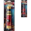 Dalekohled dětský výsuvný pirátský 19cm 2 barvy plast