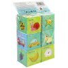 Kostky soft měkké obrázkové 7cm do vany do vody set 6 kusů v sáčku