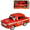 Auto retro požární hasiči na setrvačník na baterie Světlo Zvuk plast