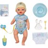 ZAPF BABY BORN Little Panenka chlapeček 36cm miminko s funkcemi s doplňky