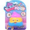 Mačkací skákací hmota Unicorn Poop duhové hovínko s očima jednorožec 2 barvy