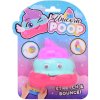 Mačkací skákací hmota Unicorn Poop duhové hovínko s očima jednorožec 2 barvy