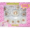 Set dětský porcelánový čajový servis s medvídky dětské nádobíčko v krabici