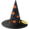 KARNEVAL Klobouk čarodějnický dýně černý *KARNEVALOVÝ DOPLNĚK*