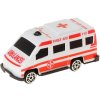 Záchranářská vozidla první pomoc set 5ks autíčka + vrtulník plast