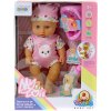 Panenka miminko 30cm set s doplňky pije čůrá na baterie Zvuk 2 barvy