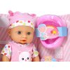 Panenka miminko 30cm set s doplňky pije čůrá na baterie Zvuk 2 barvy