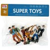 Kovbojové se zbraněmi plastové akční figurky 9cm set 6ks v sáčku