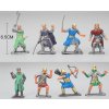 Římští válečníci bojovníci se zbraněmi plastové akční figurky 9cm set 8ks v sáčku