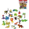 Samolepky pěnové zvířátka ZOO set 100ks v sáčku