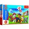 Puzzle Paw Patrol/Tlapková patrola v trávě 33x22cm 60 dílků v krabici 21x14x4cm