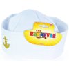 KARNEVAL Čepice námořní bílá s odznakem *KARNEVALOVÝ DOPLNĚK*