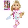 SIMBA Panenka Evička v domácím oblečku set s vysavačem 2v1