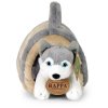 PLYŠ Pes Husky 13cm set s přepravkou Eco-Friendly *PLYŠOVÉ HRAČKY*