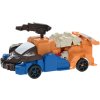 Auto závodní/robot Deformation Warrior transrobot set 2ks s doplňky 3 barvy