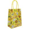 Taška dárková žlutá divoká zvířata Safari 16x22x9cm papírová