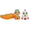SIMBA Loďka záchranný člun + 2 zvířátka námořníci na koupání do vody