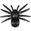 Pavouk černý 11cm zvířátko set 5ks Halloween dekorace