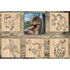 JIRI MODELS Razítka 5+1 s pop-up voskovou Dinosauři