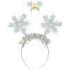 KARNEVAL Čelenka sněhová vločka *KARNEVALOVÝ DOPLNĚK*