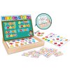 Puzzle edukační magnetické Číslice učíme se počítat v dřevěném boxu