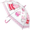 Deštník dětský holčičí průhledný Zvířátka vystřelovací různé druhy
