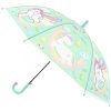 Deštník dětský jednorožci vystřelovací 84x66cm pro holky 4 barvy