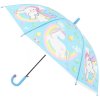Deštník dětský jednorožci vystřelovací 84x66cm pro holky 4 barvy