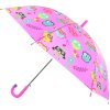 Deštník dětský barevný se sovičkami 83x66cm automatický 6 druhů