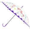 Deštník dětský jednorožci 67x86cm vystřelovací 3 barvy