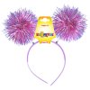 KARNEVAL Pom-pom čelenka s třásněmi 2 barvy *KARNEVALOVÝ DOPLNĚK*