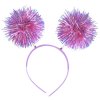 KARNEVAL Pom-pom čelenka s třásněmi 2 barvy *KARNEVALOVÝ DOPLNĚK*