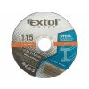 Kotouče řezné na kov, 5ks, 115x1,0x22,2mm EXTOL-CRAFT