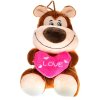PLYŠ Zvířátko safari se srdíčkem Love 15cm 5 druhů *PLYŠOVÉ HRAČKY*