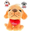 PLYŠ Pes sedící se srdíčkem Love 15cm 3 druhy *PLYŠOVÉ HRAČKY*