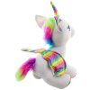 PLYŠ Jednorožec 20cm duhový okřídlený koník s růžkem *PLYŠOVÉ HRAČKY*