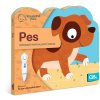 ALBI Kouzelné čtení Kniha interaktivní Pes baby minikniha tvarovaná