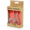 Hra hlavolam kovový puzzle skládačka 4 druhy v krabičce