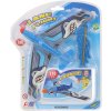 Letadlo soft vystřelovací set s vystřelovačem 2 barvy plast