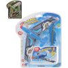 Letadlo soft vystřelovací set s vystřelovačem 2 barvy plast