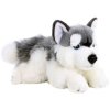 PLYŠ Pes husky 30cm ležící *PLYŠOVÉ HRAČKY*
