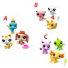 HASBRO LPS Zvířátko Littlest Pet Shop generace 7 set 3ks s doplňky 3 druhy