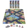 Roadblasters koberec dopravní město 80x70cm set s autem a doplňky 4 druhy