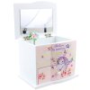 DŘEVO Šperkovnice jednorožec s melodií na natažení se zrcátkem