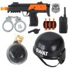 Policejní dětská sada samopal s přilbou a doplňky speciální jednotky SWAT