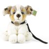 PLYŠ Pes australský ovčák 28cm sedící s vodítkem Eco-Friendly *PLYŠOVÉ HRAČKY*