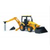 BRUDER 02427 (2427) Traktor JCB MIDI - čelní nakladač + bagr