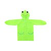 Pláštěnka dětská žába velikost 110-120cm zelená v sáčku 23x25cm